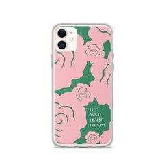 Let Your Heart Bloom Clear Case