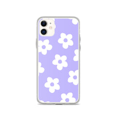 Purple Bloom Clear Case