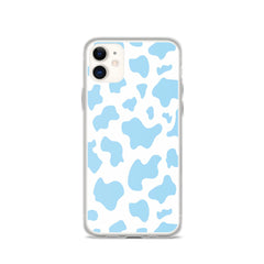 Blue Moo Moo Clear Case