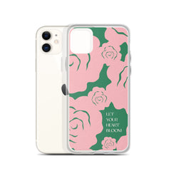 Let Your Heart Bloom Clear Case