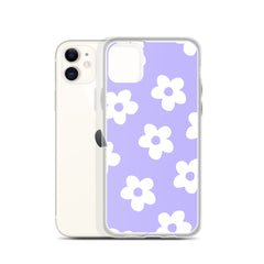 Purple Bloom Clear Case