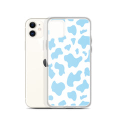 Blue Moo Moo Clear Case