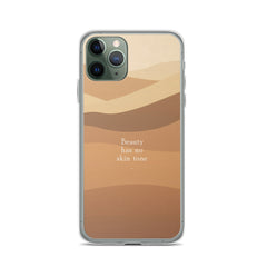 Beauty's Skin Tone Clear Case