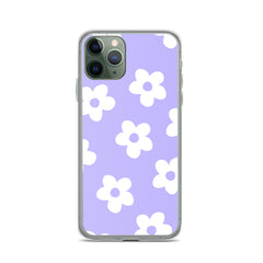 Purple Bloom Clear Case