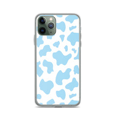 Blue Moo Moo Clear Case