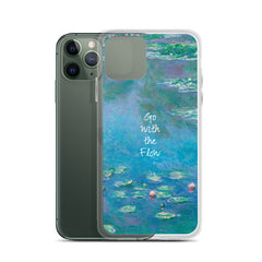 Go With The Flow Clear Case