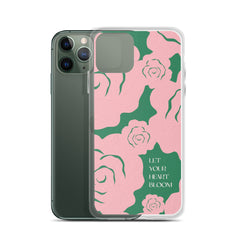 Let Your Heart Bloom Clear Case