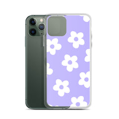 Purple Bloom Clear Case