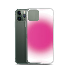 Pink Aura Clear Case