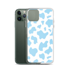 Blue Moo Moo Clear Case