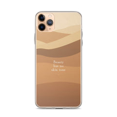 Beauty's Skin Tone Clear Case