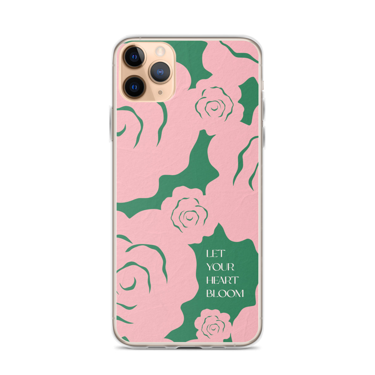 Let Your Heart Bloom Clear Case