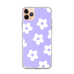 Purple Bloom Clear Case