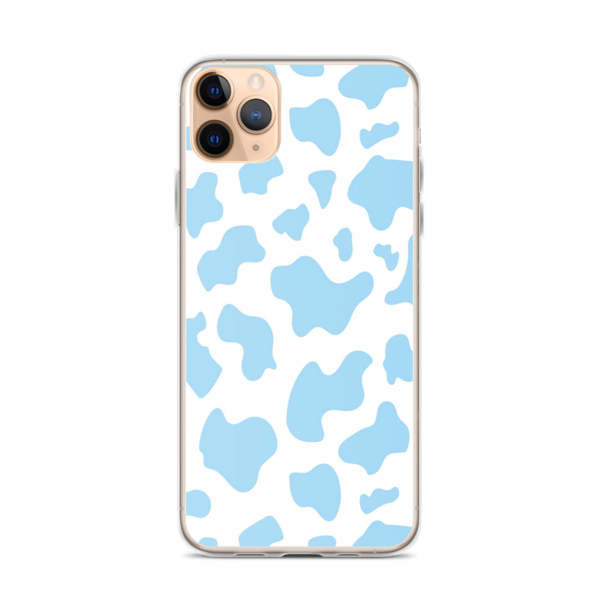 Blue Moo Moo Clear Case