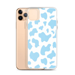 Blue Moo Moo Clear Case