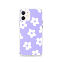 Purple Bloom Clear Case