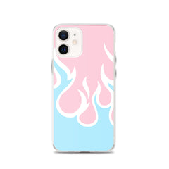 Inverted Flames Clear Case