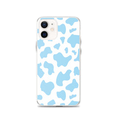 Blue Moo Moo Clear Case