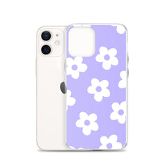 Purple Bloom Clear Case