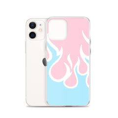 Inverted Flames Clear Case