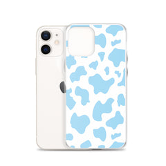 Blue Moo Moo Clear Case