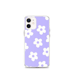 Purple Bloom Clear Case