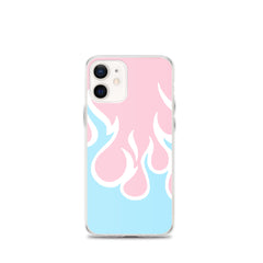 Inverted Flames Clear Case