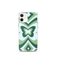 Green Butterfly Clear Case