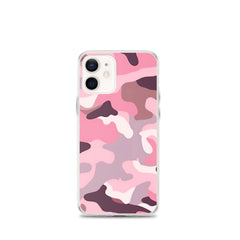 Pink Camo Clear Case