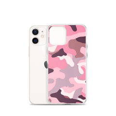 Pink Camo Clear Case