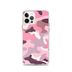 Pink Camo Clear Case