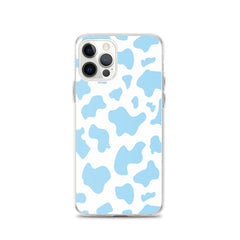 Blue Moo Moo Clear Case