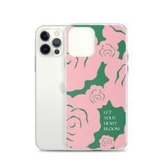 Let Your Heart Bloom Clear Case