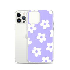 Purple Bloom Clear Case