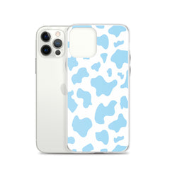 Blue Moo Moo Clear Case