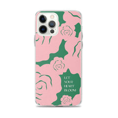 Let Your Heart Bloom Clear Case