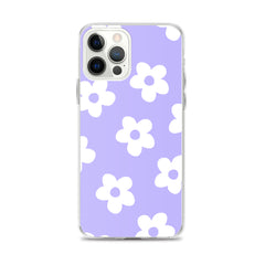 Purple Bloom Clear Case