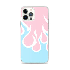 Inverted Flames Clear Case