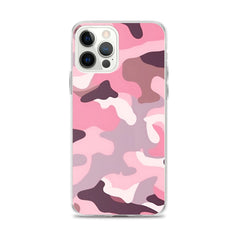 Pink Camo Clear Case