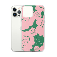 Let Your Heart Bloom Clear Case