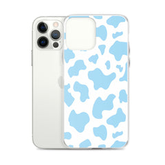 Blue Moo Moo Clear Case