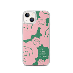 Let Your Heart Bloom Clear Case