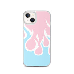 Inverted Flames Clear Case