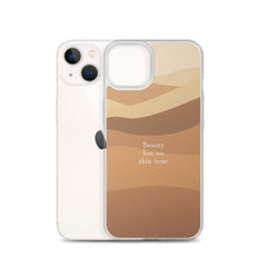 Beauty's Skin Tone Clear Case