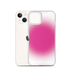 Pink Aura Clear Case