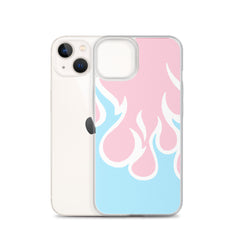 Inverted Flames Clear Case