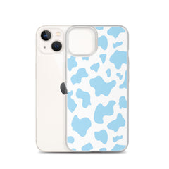 Blue Moo Moo Clear Case