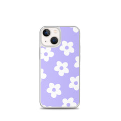 Purple Bloom Clear Case