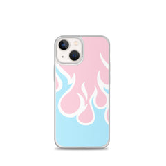 Inverted Flames Clear Case