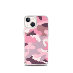 Pink Camo Clear Case